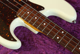 2004 Fender CIJ Jazz Bass. Olympic White, w Rosewood Fretboard