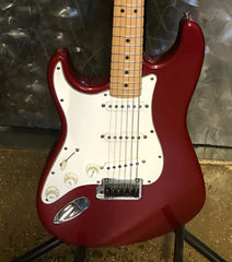 1993 Fender Stratocaster Torino Red Lefty - Sold