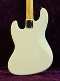 2004 Fender CIJ Jazz Bass. Olympic White, w Rosewood Fretboard