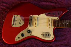 1995 Fender Jaguar, Candy Apple Red w Rosewood Fretboard, CIJ. #PO41891
