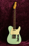 2018 MJT ‘62 era Fender Telecaster replica. Surf Green, w Rosewood Fretboard #63556