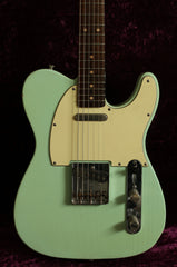 2018 MJT ‘62 era Fender Telecaster replica. Surf Green, w Rosewood Fretboard #63556