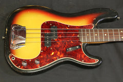 1966 Fender Precision Bass "Sunburst" with Rosewood Fretboard #167115 - Sold