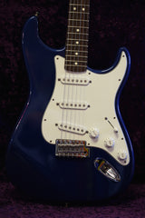 2014 Fender M.I.M Stratocaster Standard. Midnight Blue MX5173341 - SOLD