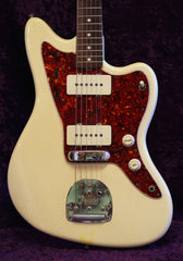 1965 Fender Jazzmaster. Olympic White, Matching headstock #L95126 - Sold