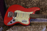 1963 Fender Bass VI, Fiesta Red, #L36006 - Sold