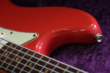 1963 Fender Bass VI, Fiesta Red, #L36006 - Sold