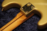2004 MIM Fender Shoreline Gold Stratocaster. #MZ4112885