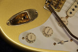 2004 MIM Fender Shoreline Gold Stratocaster. #MZ4112885